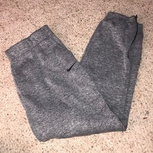 Gray Nike joggers